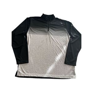 Eversole Run Black Performance 1/4 Zip Pullover Mercedes Benz embroidered Size L